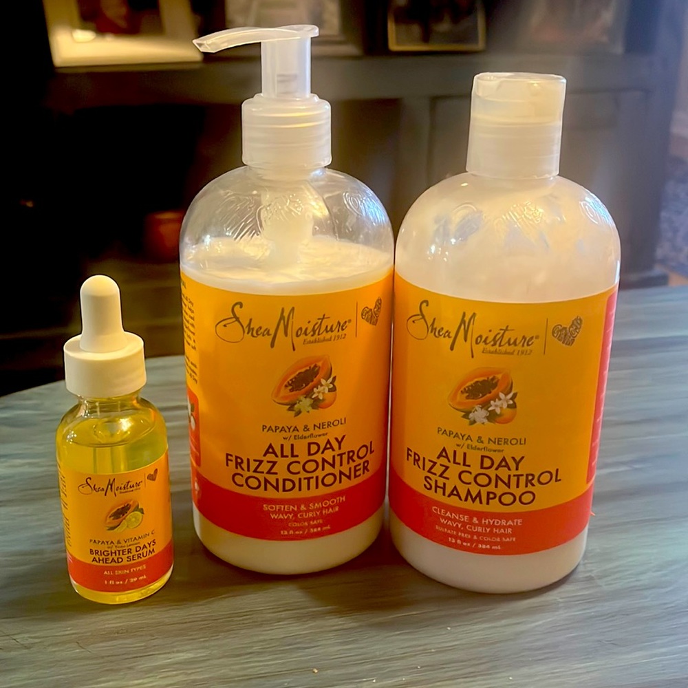 Slightly used Shea moisture bundle